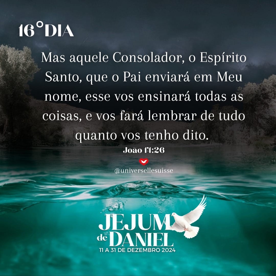 Esse vos ensinará todas as coisas - 16° dia